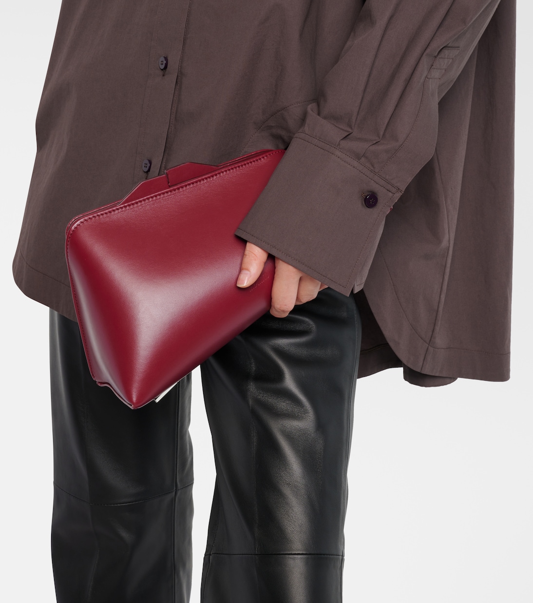 Pochette 8.30 PM oversize en cuir | The Attico