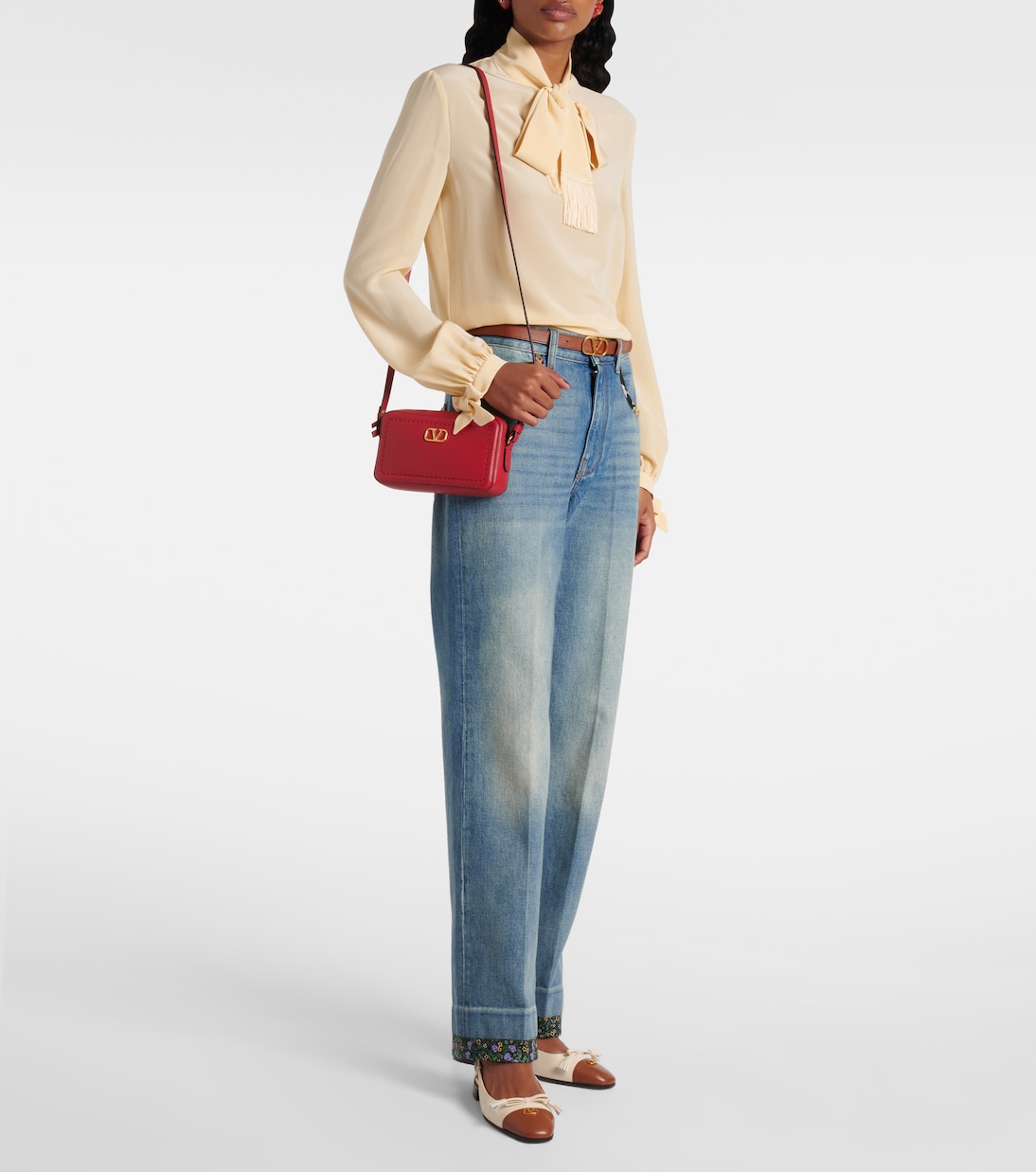 Schultertasche Alltime Small aus Leder | Valentino Garavani