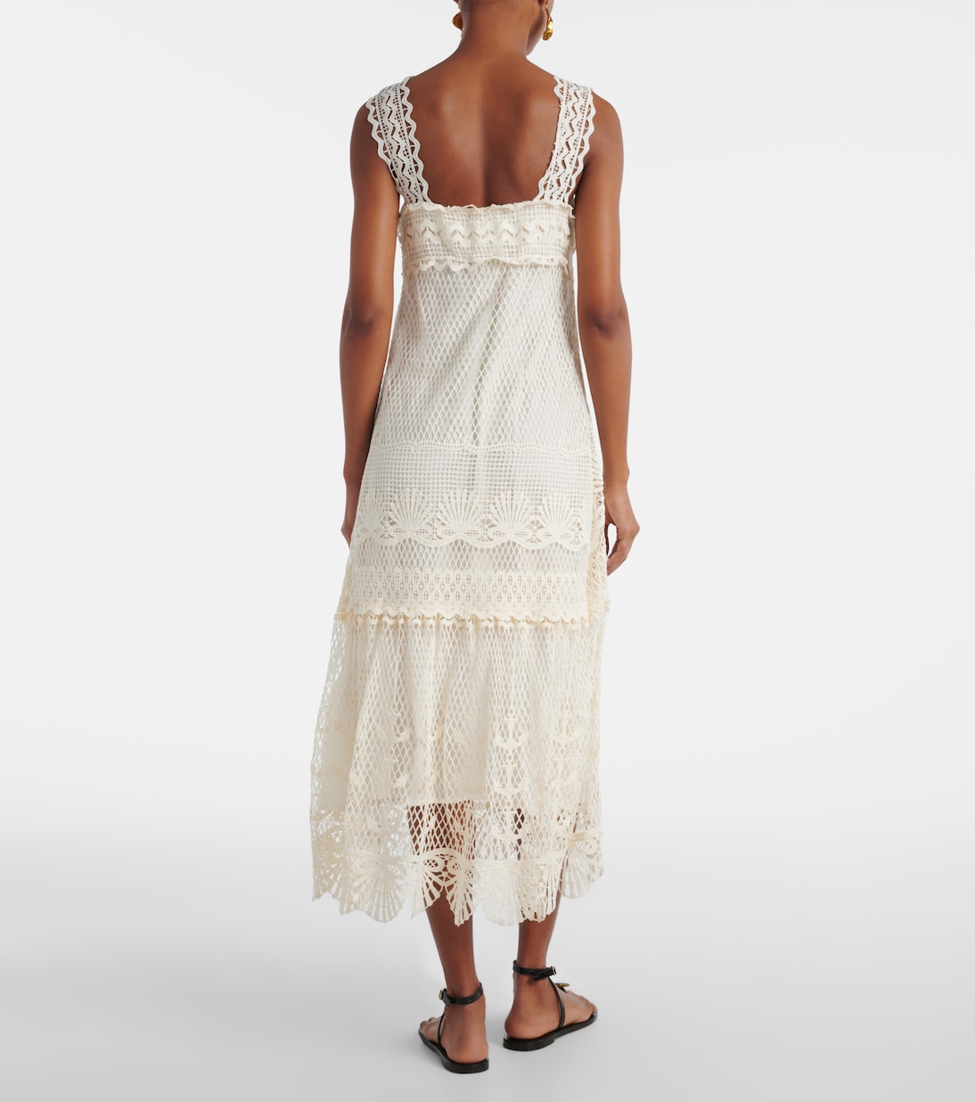 Maxikleid aus Guipure-Spitze | Farm Rio