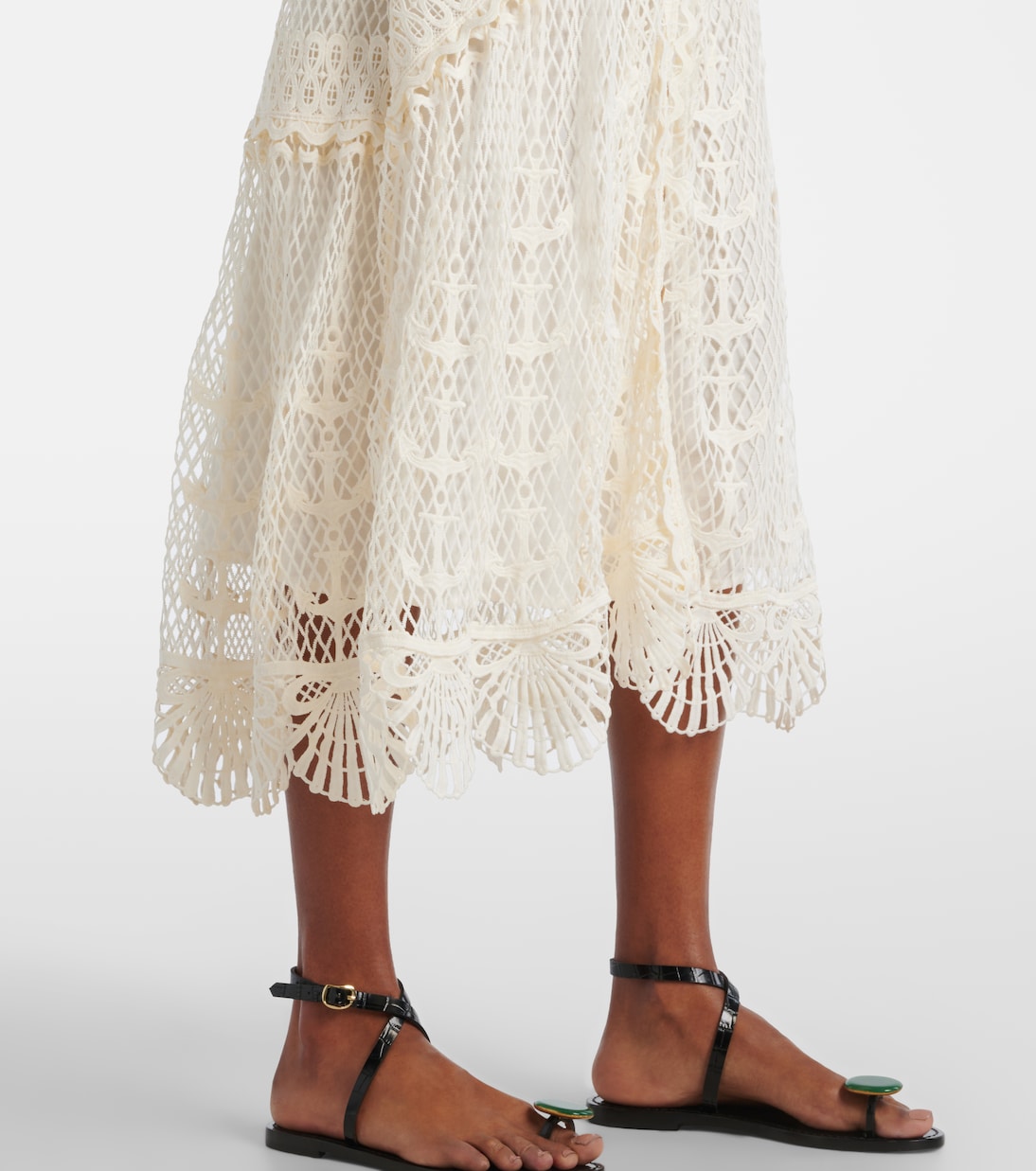 Maxikleid aus Guipure-Spitze | Farm Rio