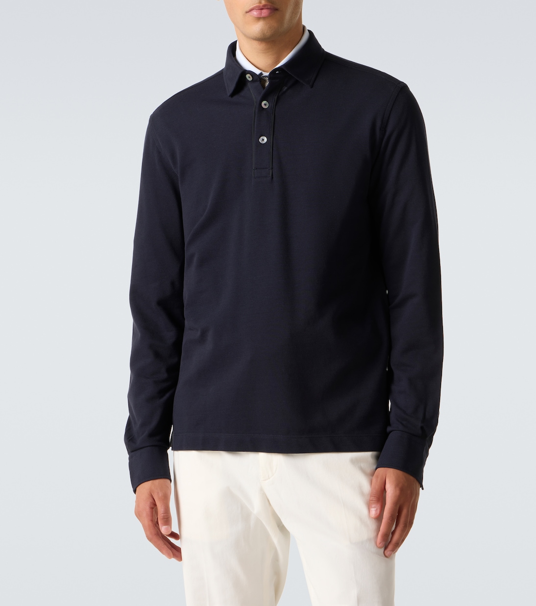 Polopullover aus Baumwoll-Piqué | Zegna