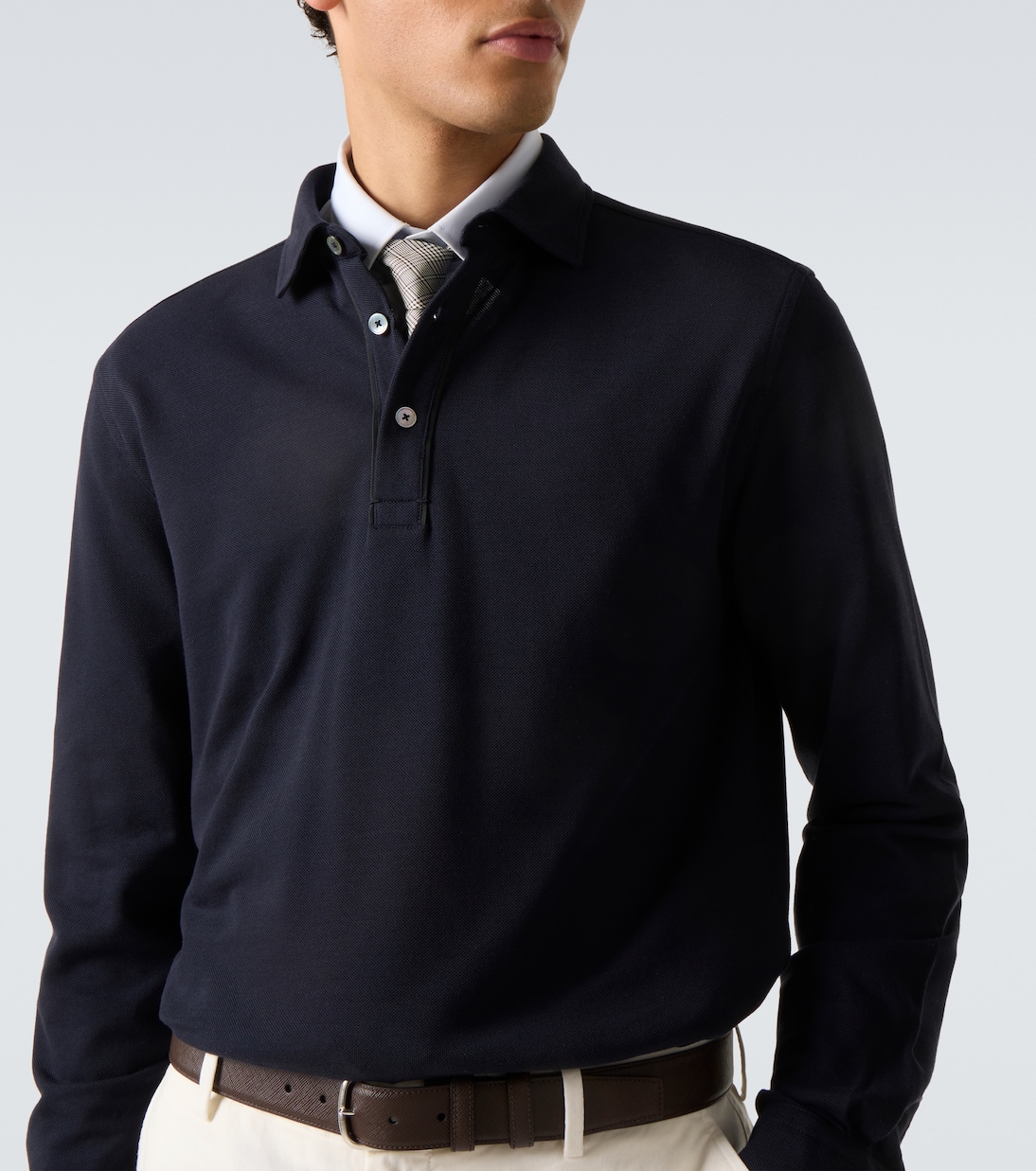 Polopullover aus Baumwoll-Piqué | Zegna