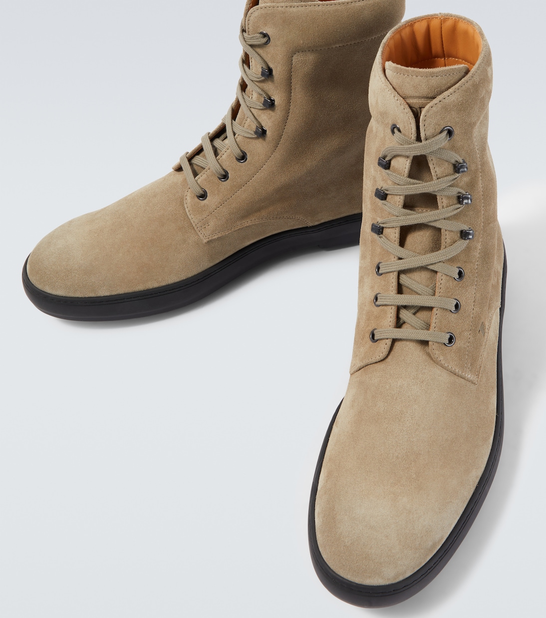 Schnürstiefel aus Veloursleder | Tod's