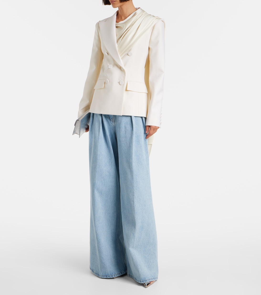 High-rise wide-leg jeans | Nina Ricci