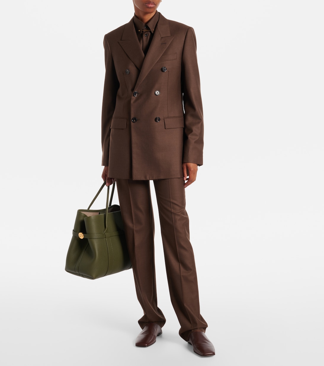 Davey virgin wool straight pants | Loro Piana