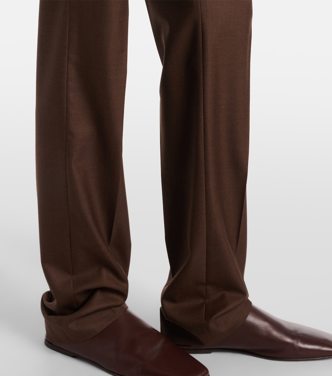 Davey virgin wool straight pants | Loro Piana
