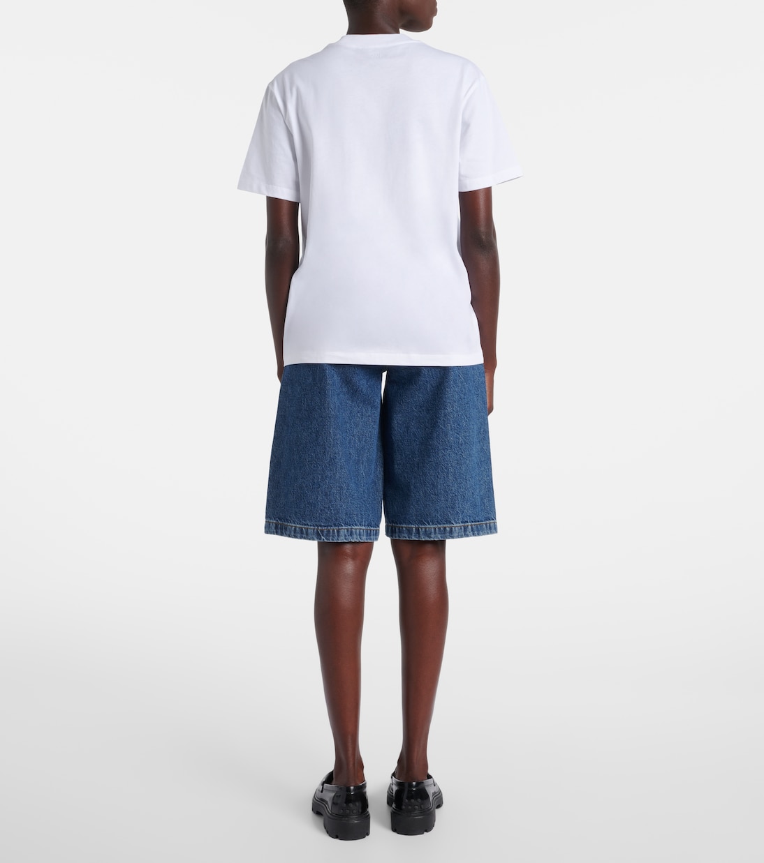 T-Shirt Ami De Cœur aus Baumwoll-Jersey | Ami Paris