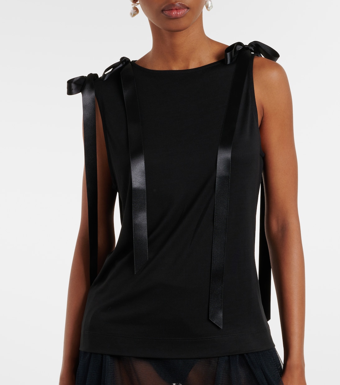 Bow-detail tank top | Simone Rocha