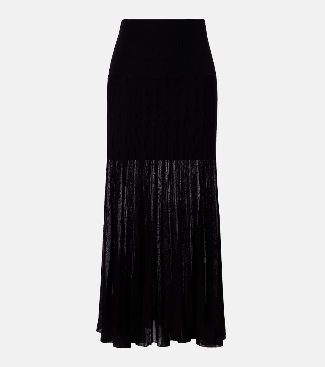 Ezra pleated semi-sheer crêpe skirt | Isabel Marant