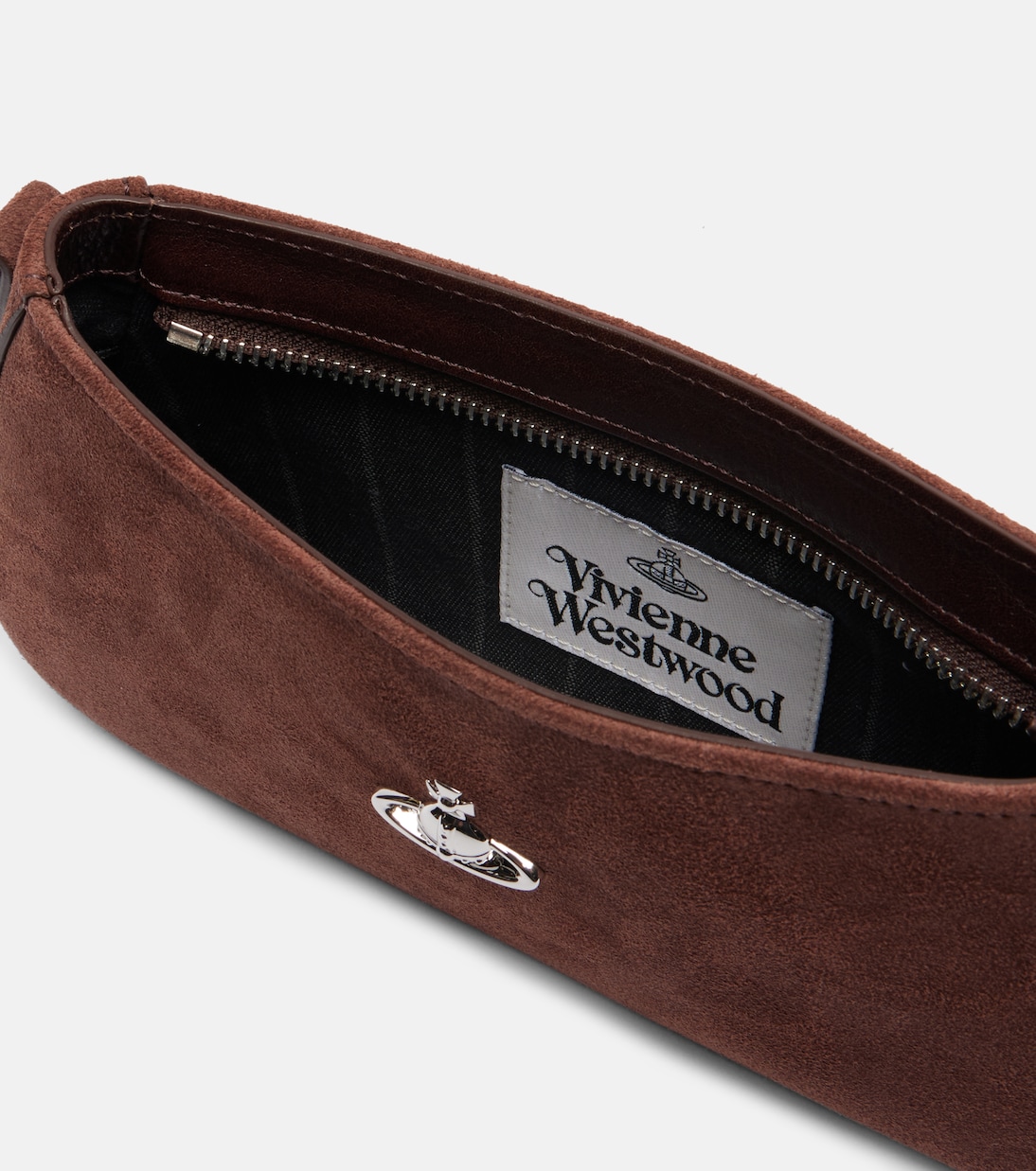 Tasha Mini suede shoulder bag | Vivienne Westwood