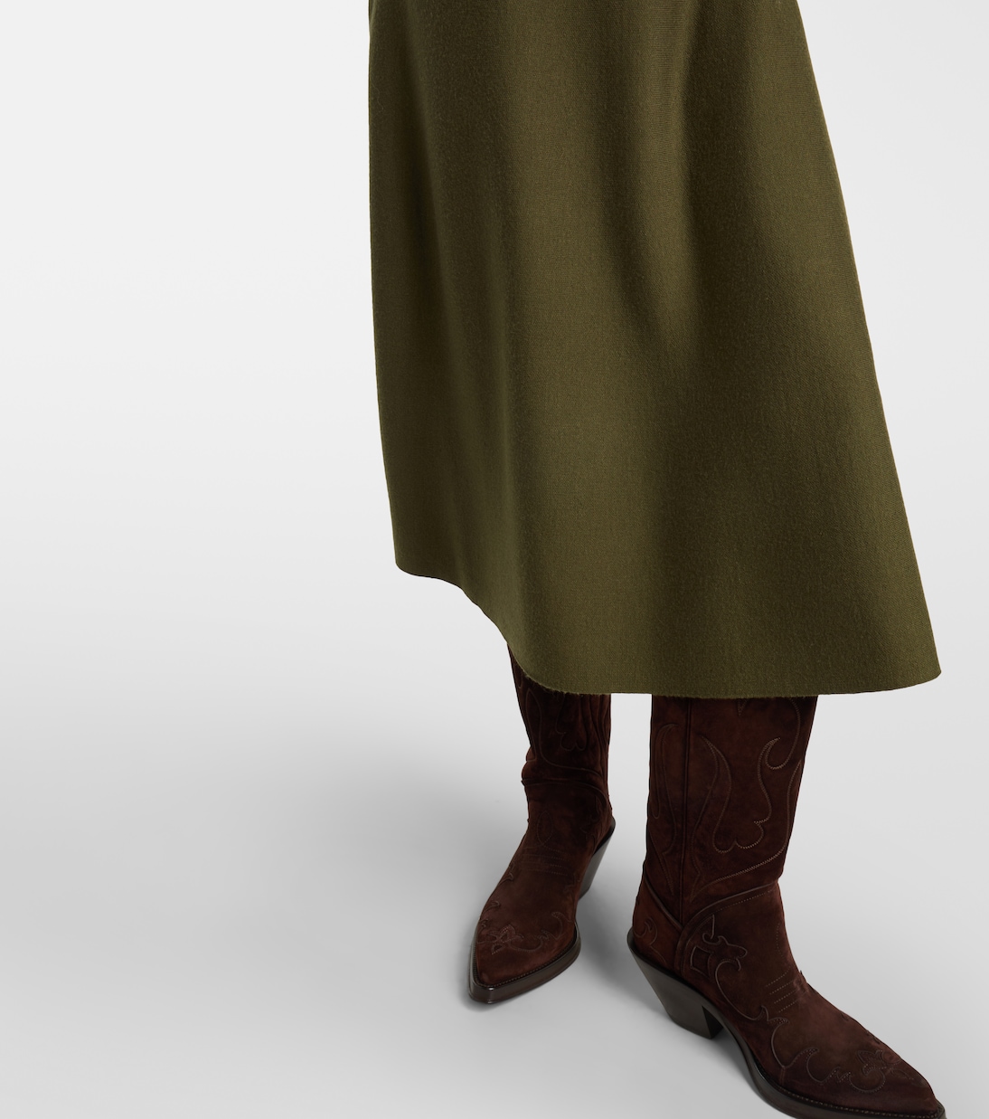 Midikleid aus Wolle, Kaschmir und Seide | Gabriela Hearst