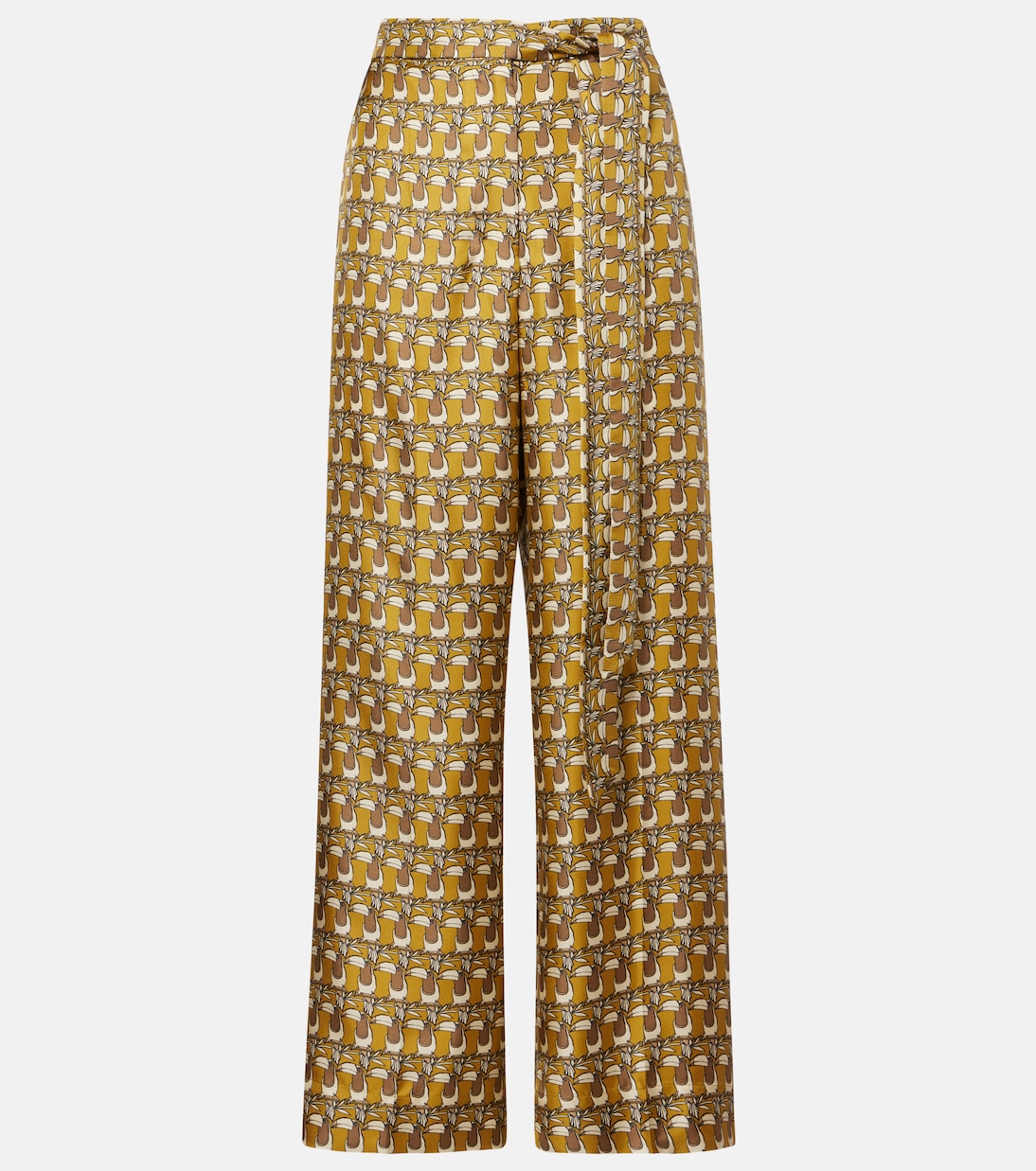 Printed silk wide-leg pants | 'S Max Mara