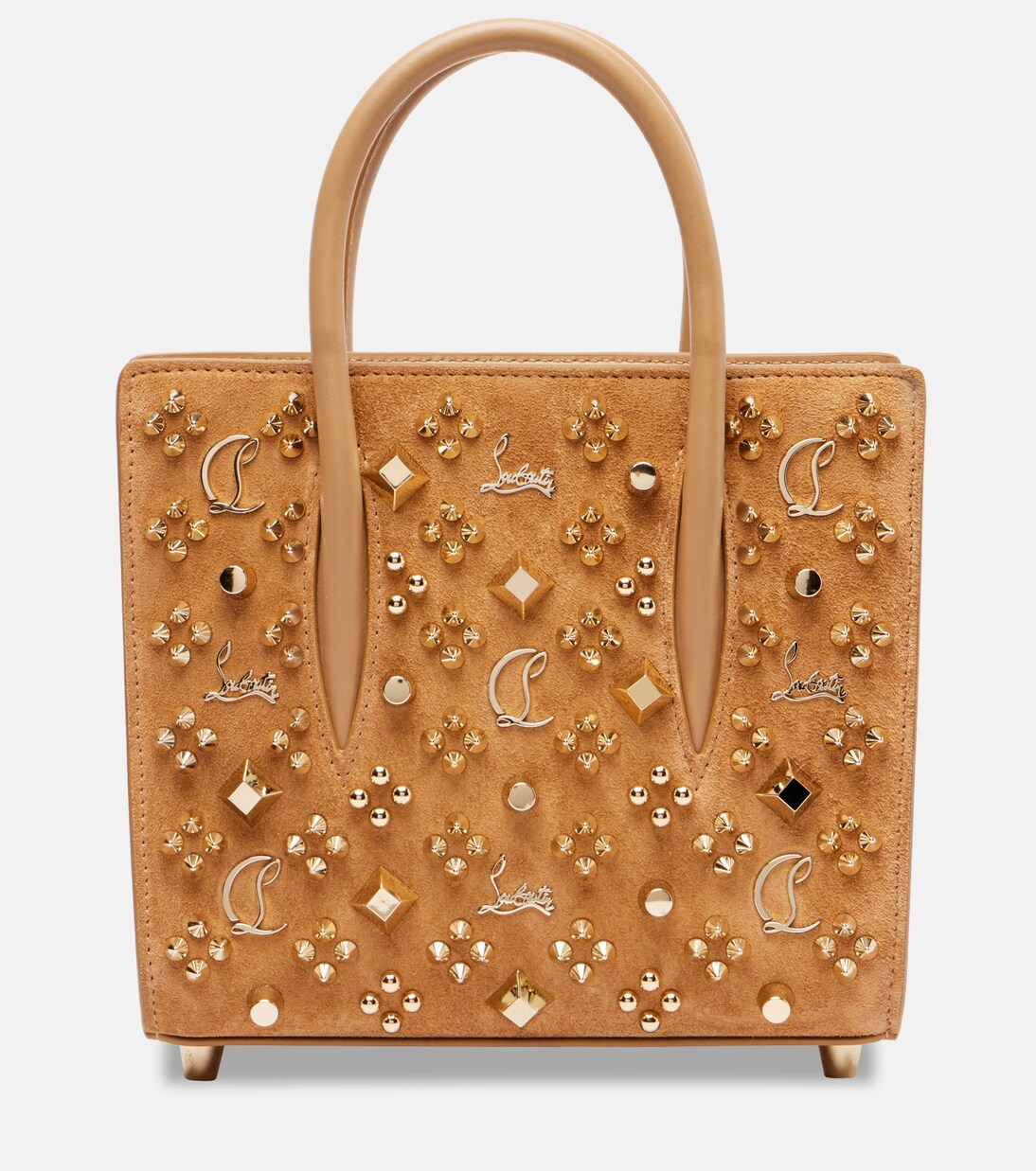 Borsa Paloma in suede con borchie | Christian Louboutin