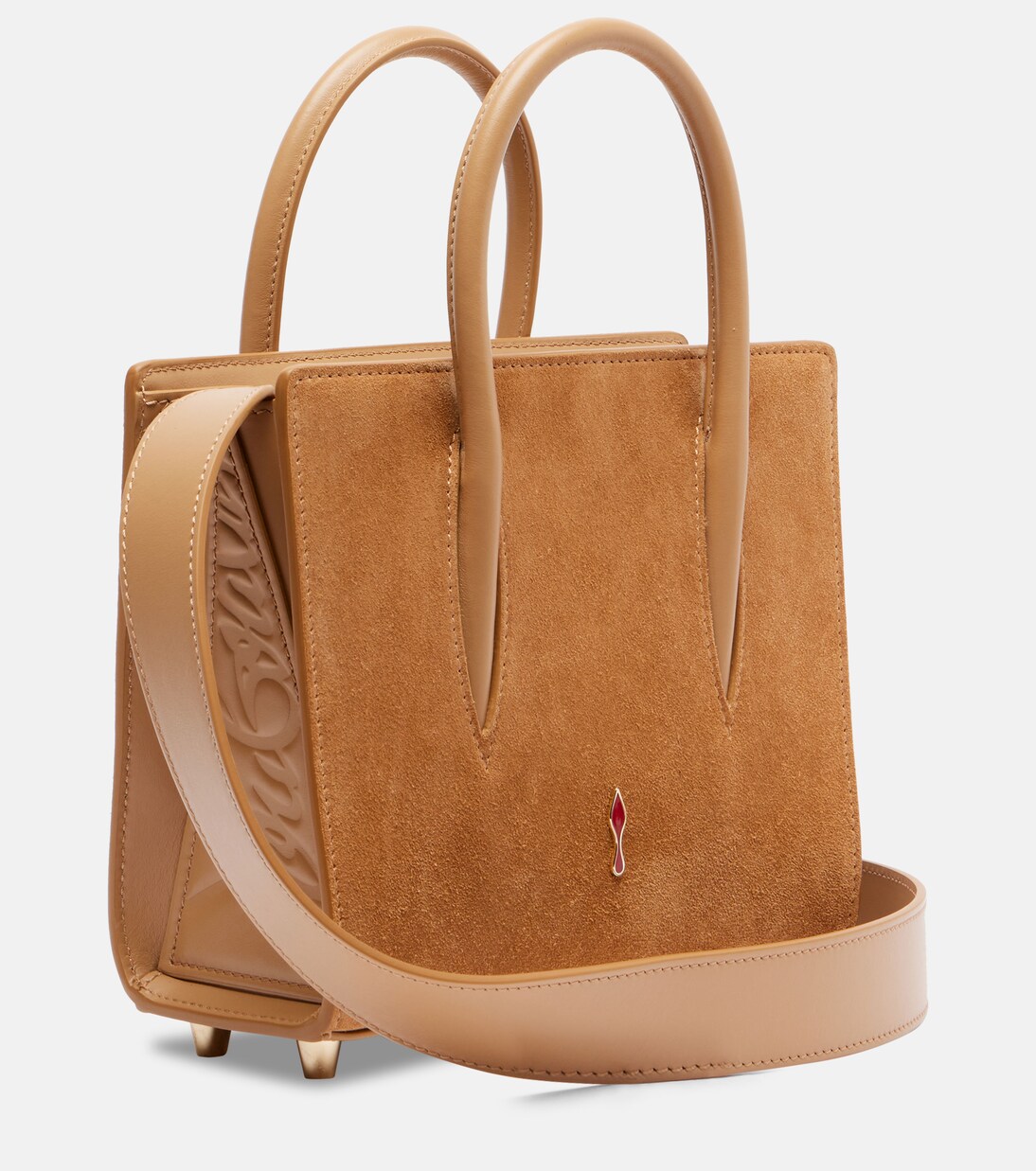 Borsa Paloma in suede con borchie | Christian Louboutin