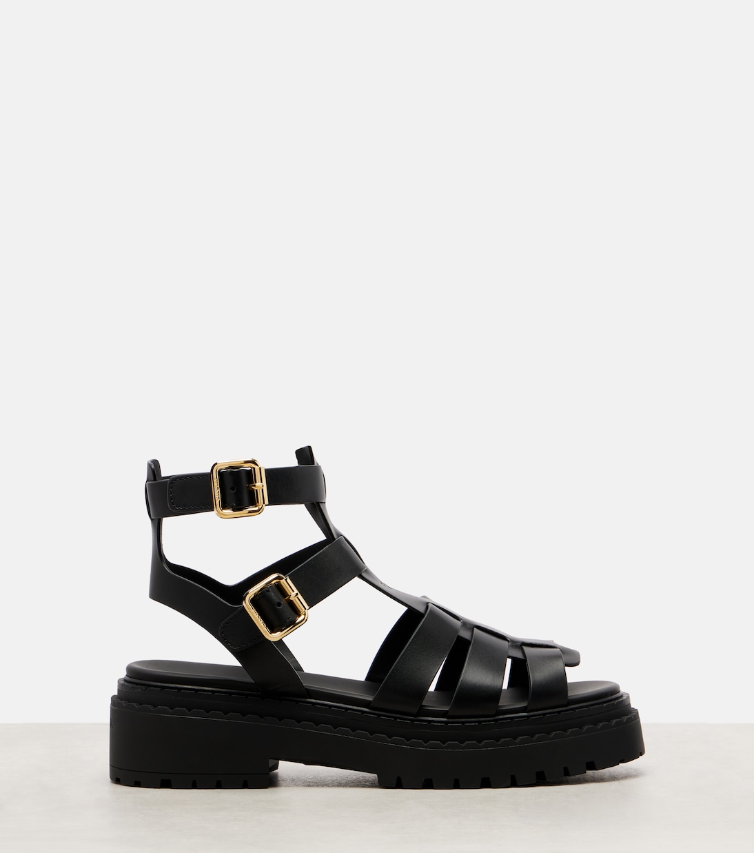Sandalen aus Leder | Prada