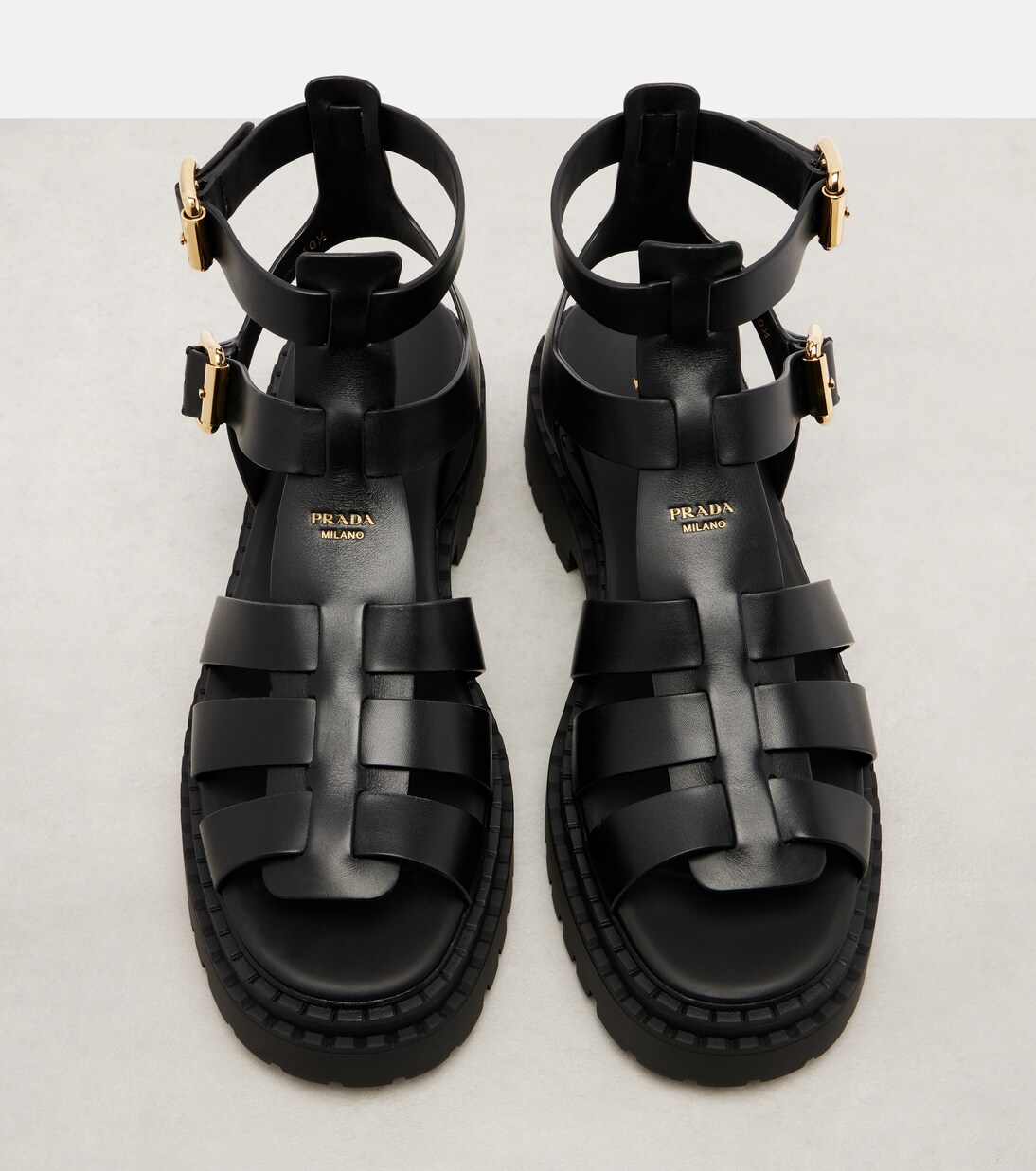 Sandalen aus Leder | Prada