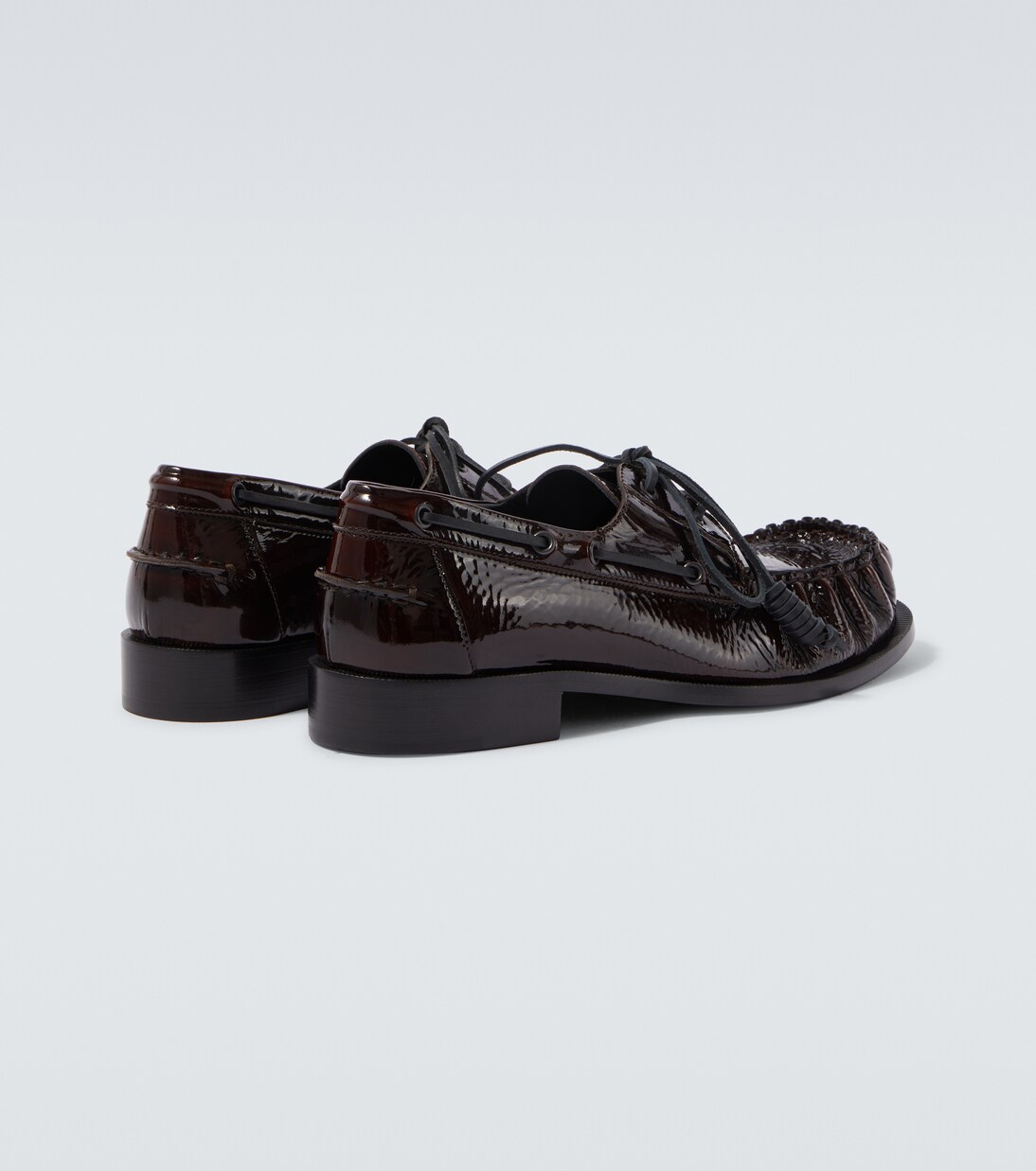 Patent leather boat shoes | Dries Van Noten