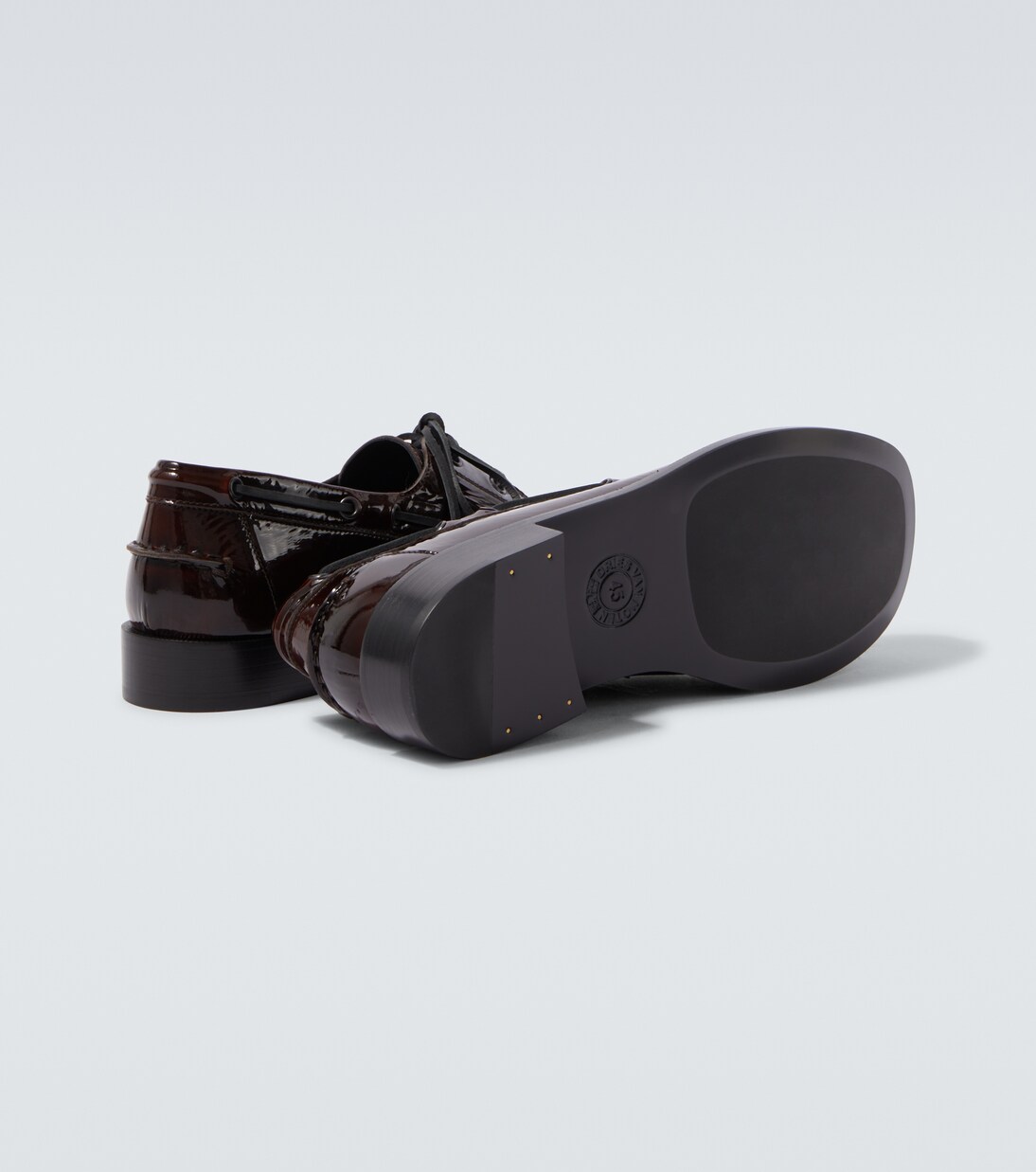 Patent leather boat shoes | Dries Van Noten