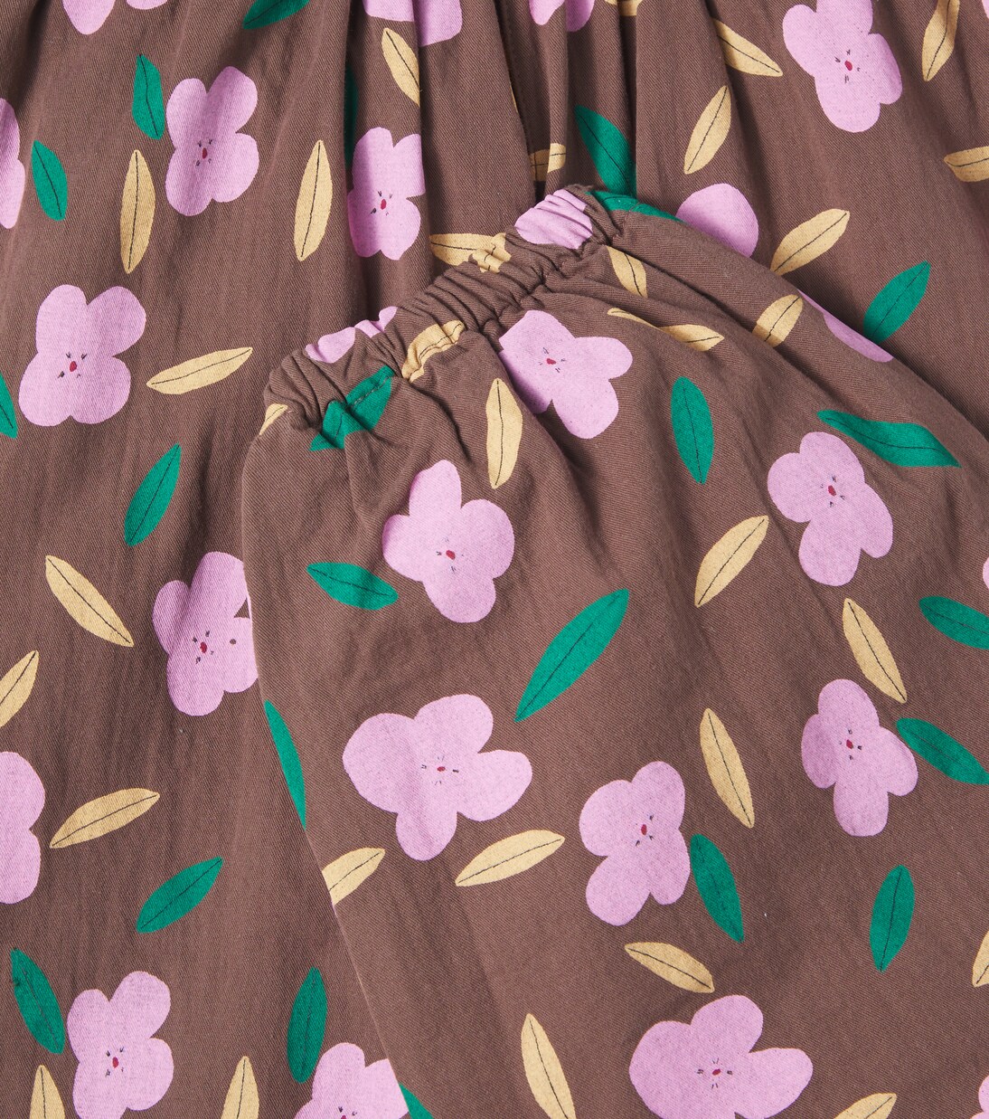 Floral cotton sweatpants | Jellymallow