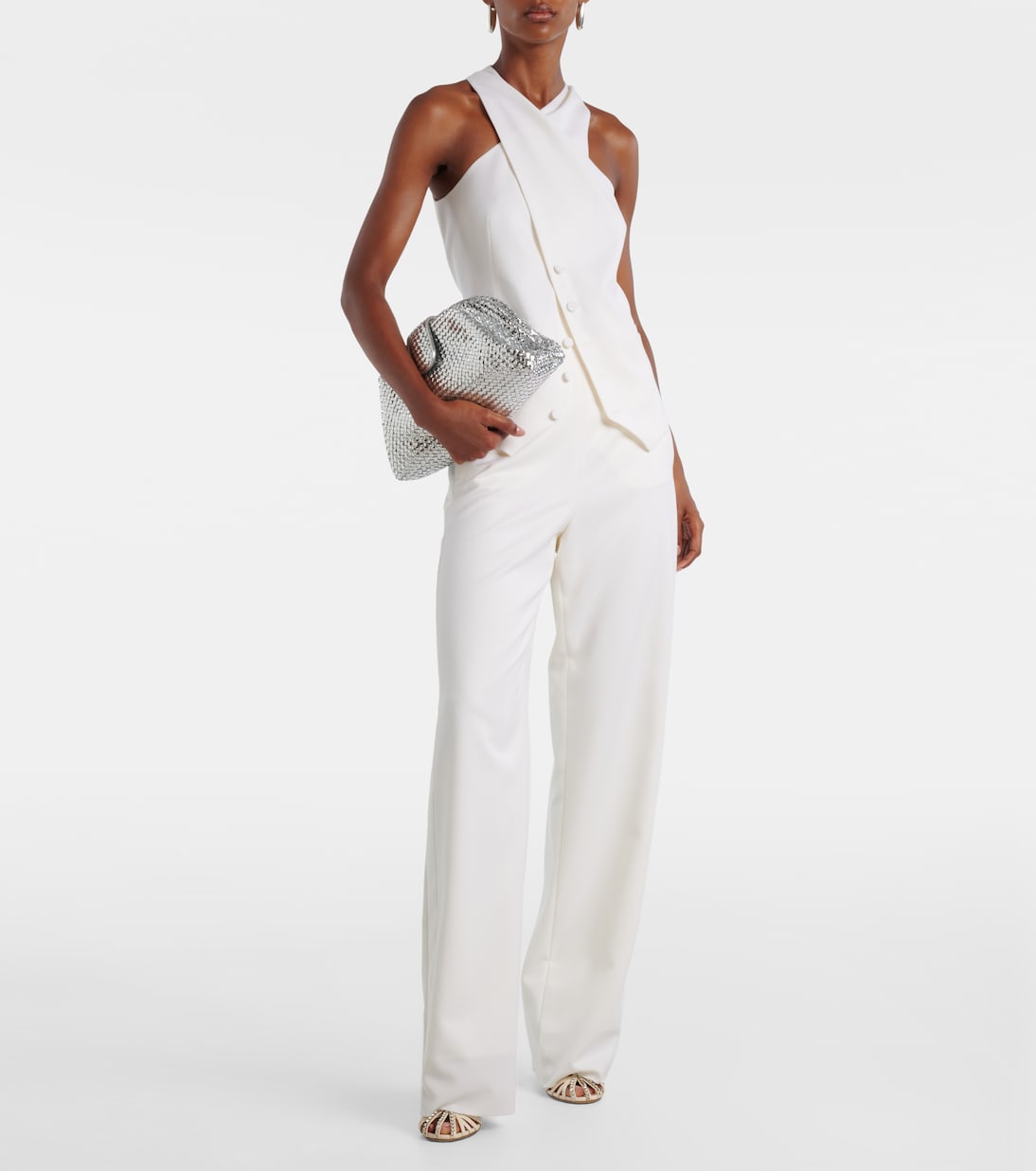 Balta high-rise virgin wool wide-leg pants | Max Mara