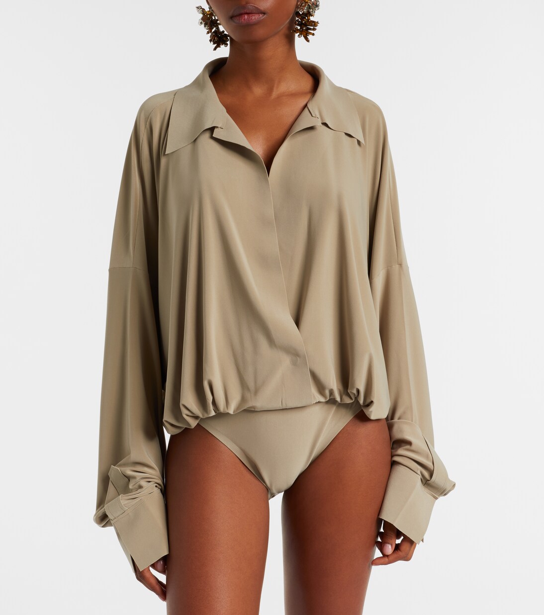Oversized bodysuit | Norma Kamali