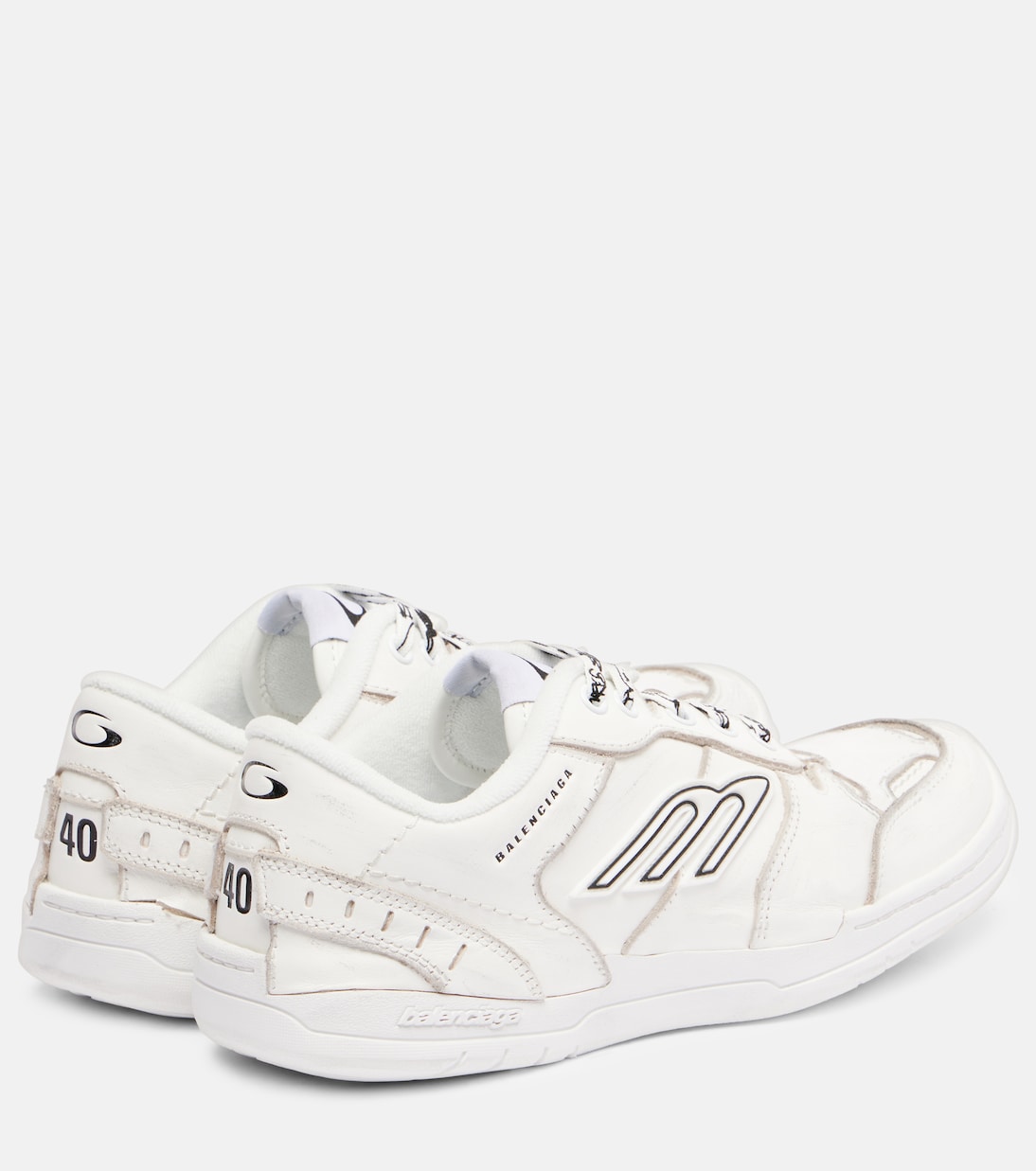 Baskets Hamptons 3B Sports Icon en cuir | Balenciaga