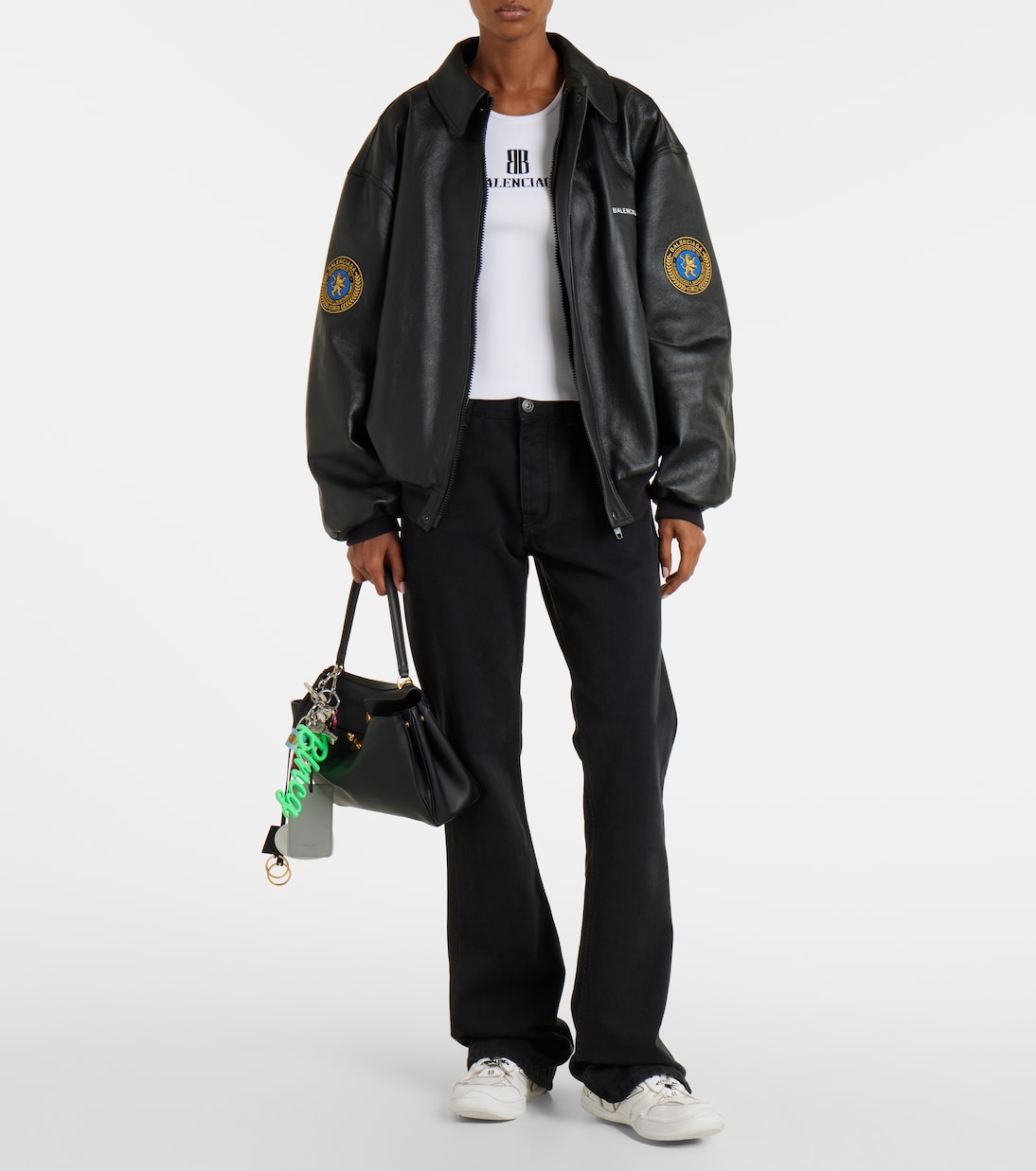 Baskets Hamptons 3B Sports Icon en cuir | Balenciaga