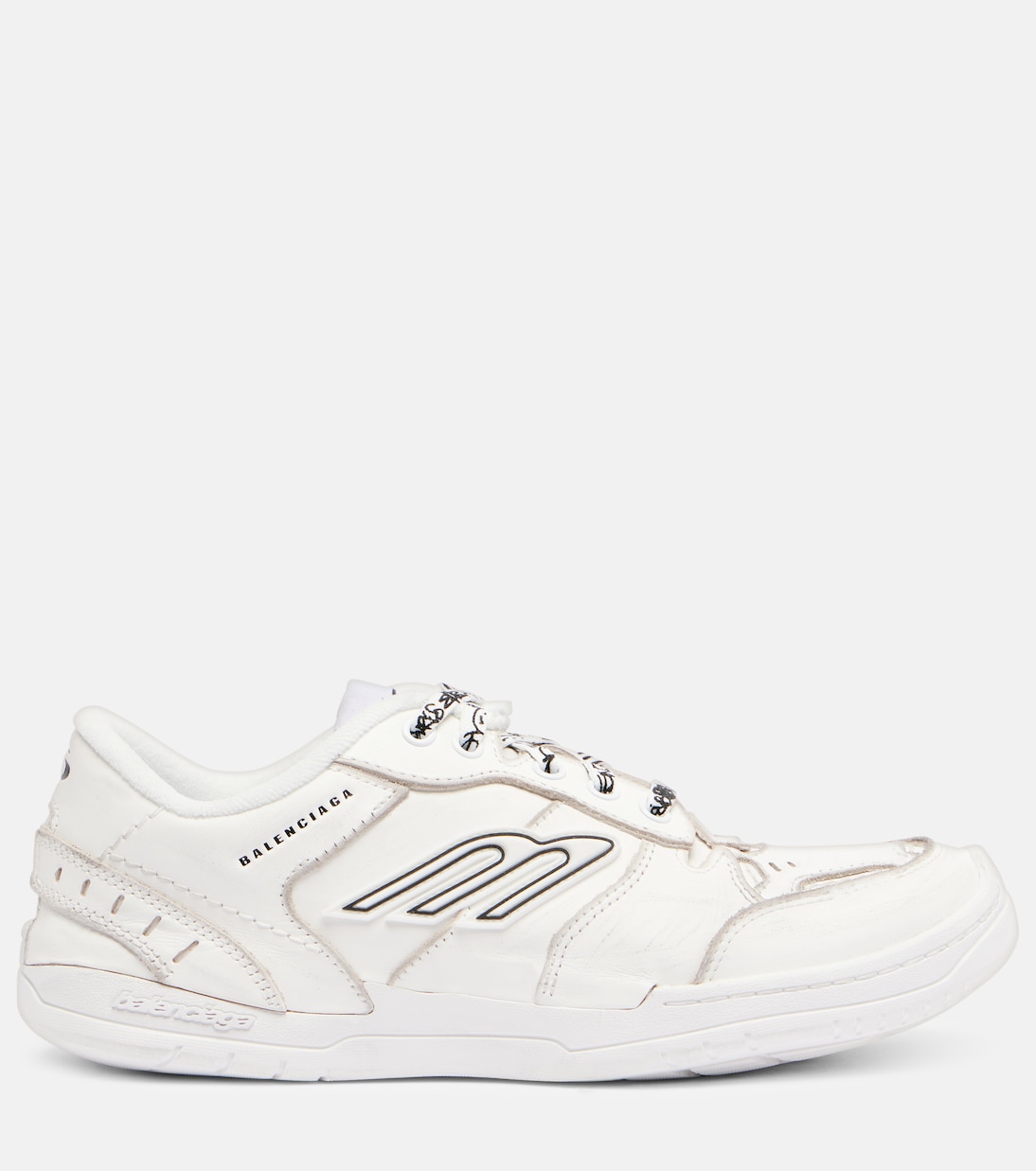 Baskets Hamptons 3B Sports Icon en cuir | Balenciaga