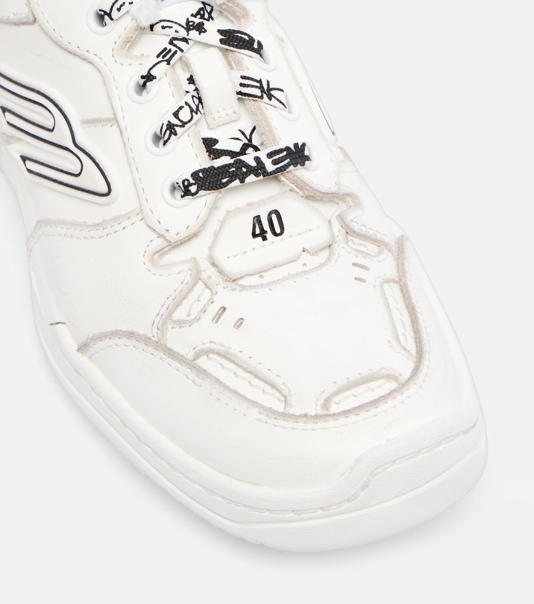 Baskets Hamptons 3B Sports Icon en cuir | Balenciaga