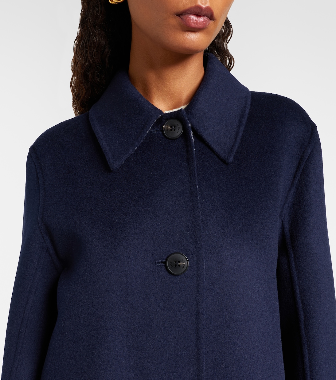 Single-breasted wool coat | Tory Burch