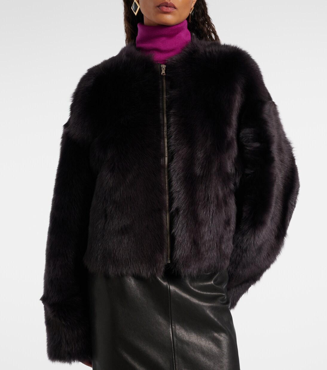 Jacke Dianne aus Shearling | Nour Hammour