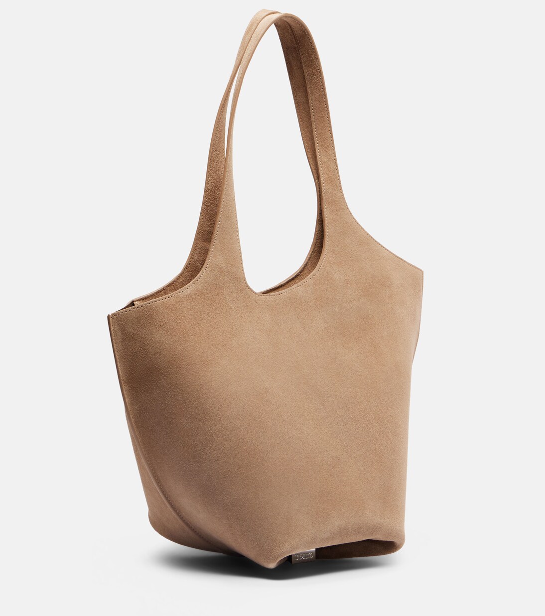 La Scoop Medium suede shoulder bag | The Attico