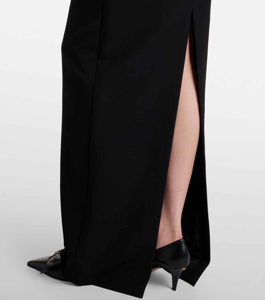 Robe longue en crêpe à fleur | Roland Mouret