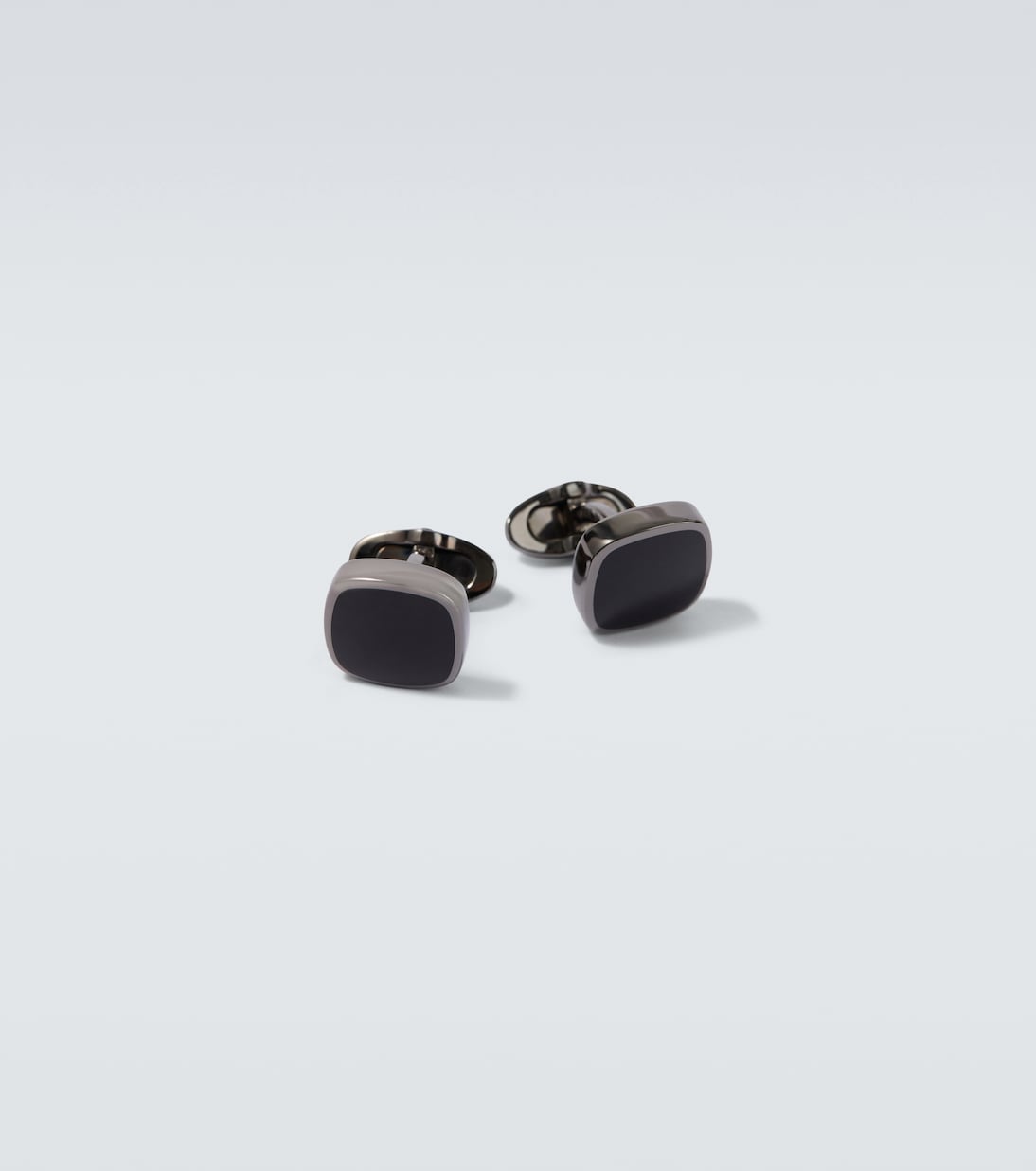 925 sterling silver and enamel cufflinks | Giorgio Armani
