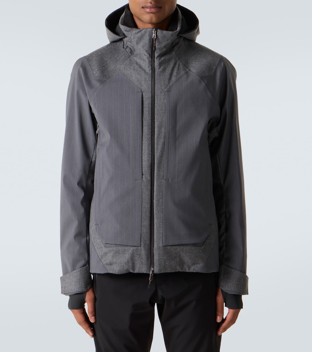 Trace 2.0 pinstripe down jacket | Sease