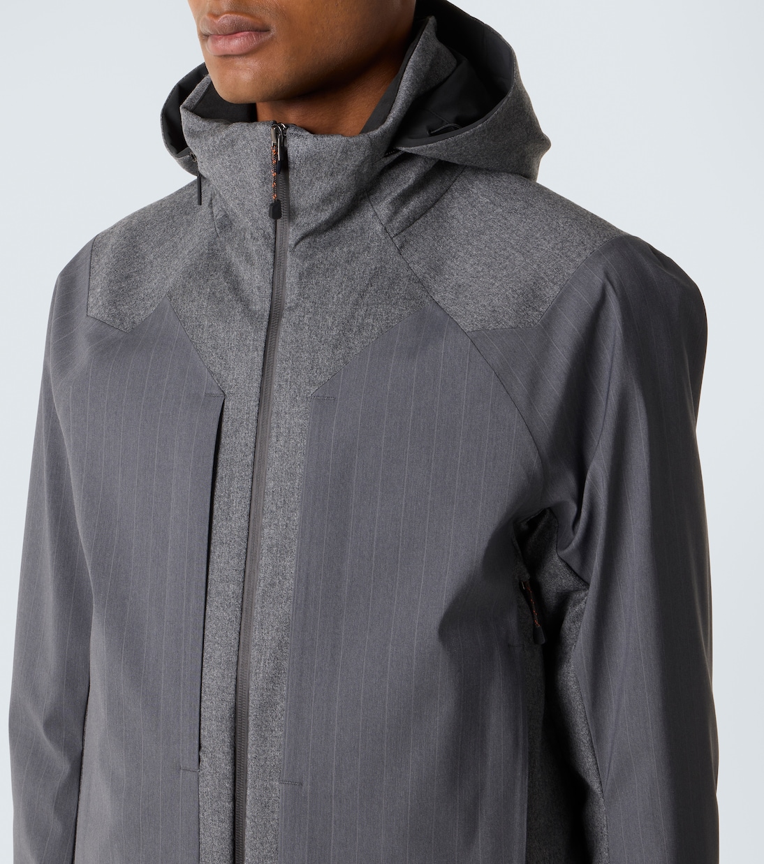 Trace 2.0 pinstripe down jacket | Sease