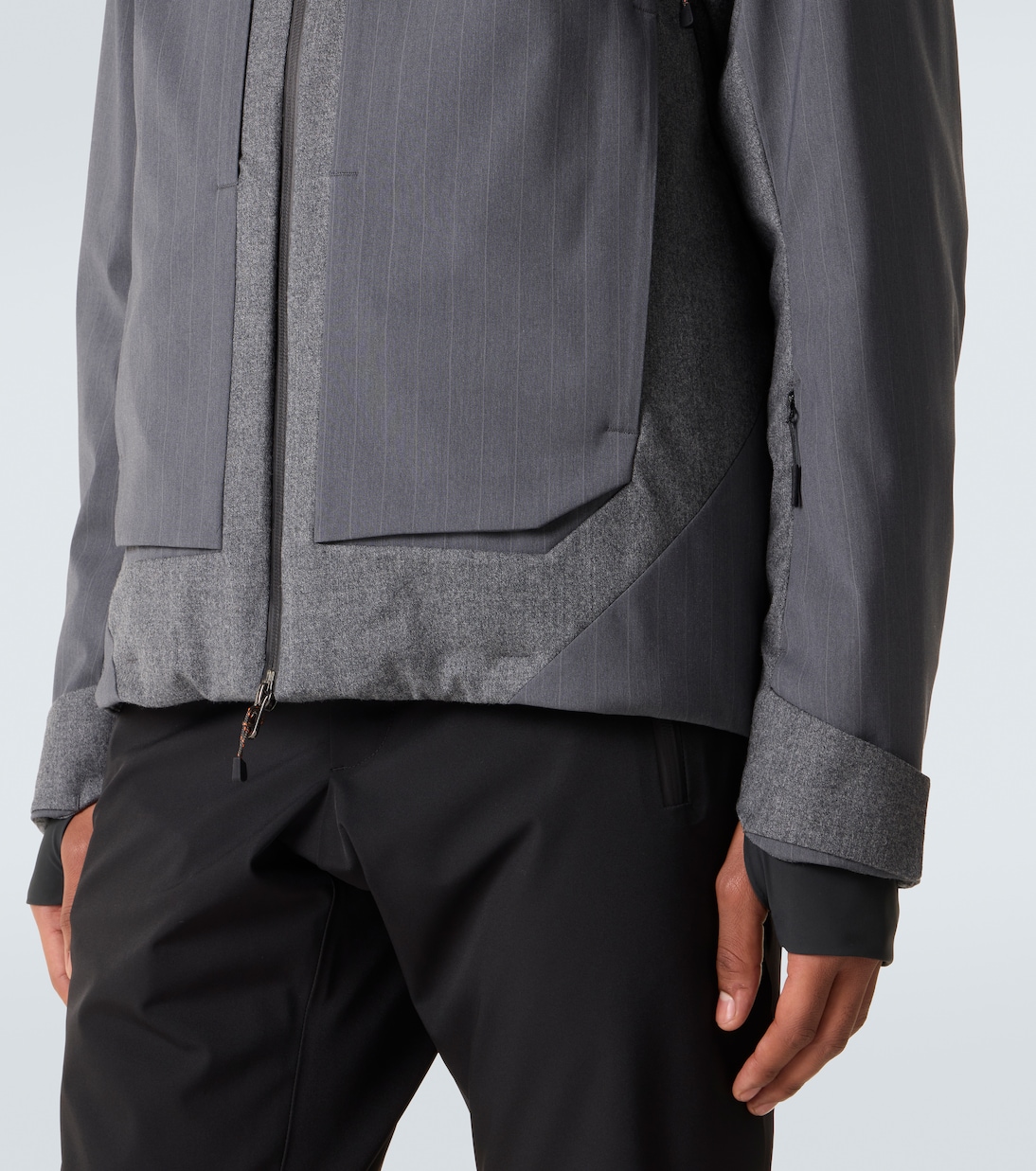 Trace 2.0 pinstripe down jacket | Sease