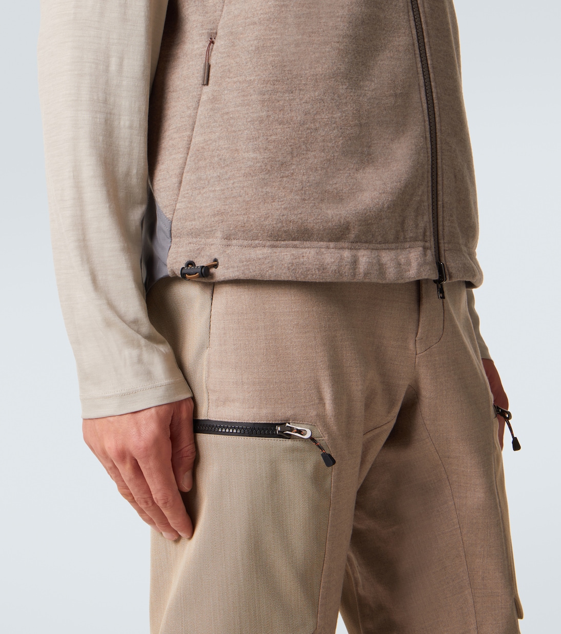 Wendbare Weste Explorer aus einem Wollgemisch | Sease