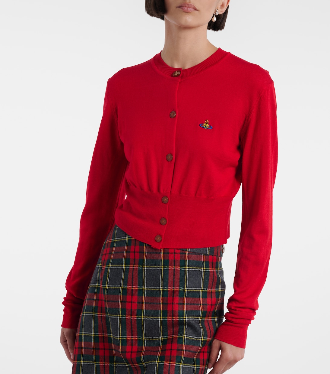 Bea cropped wool and silk cardigan | Vivienne Westwood