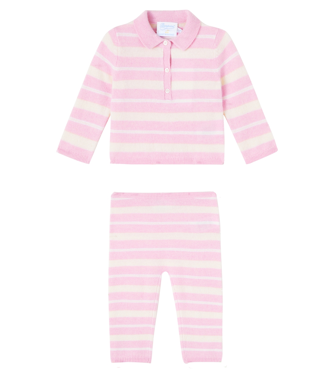 x Guest in Residence Baby Lelo polo sweater and pants set | Bonpoint
