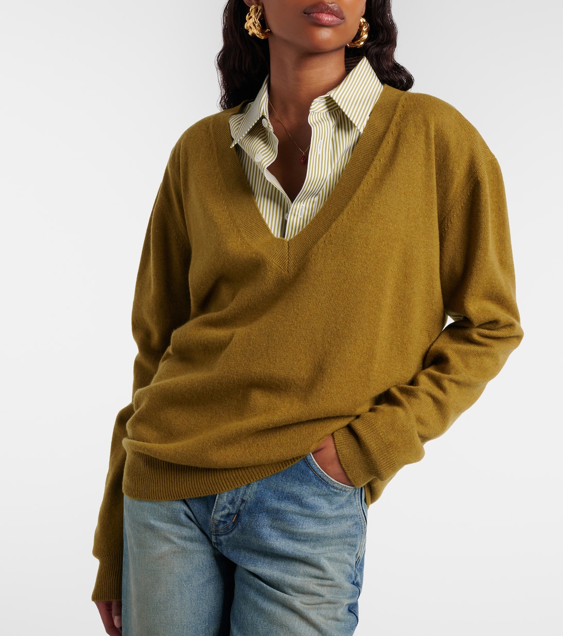 Pullover in cashmere | Saint Laurent