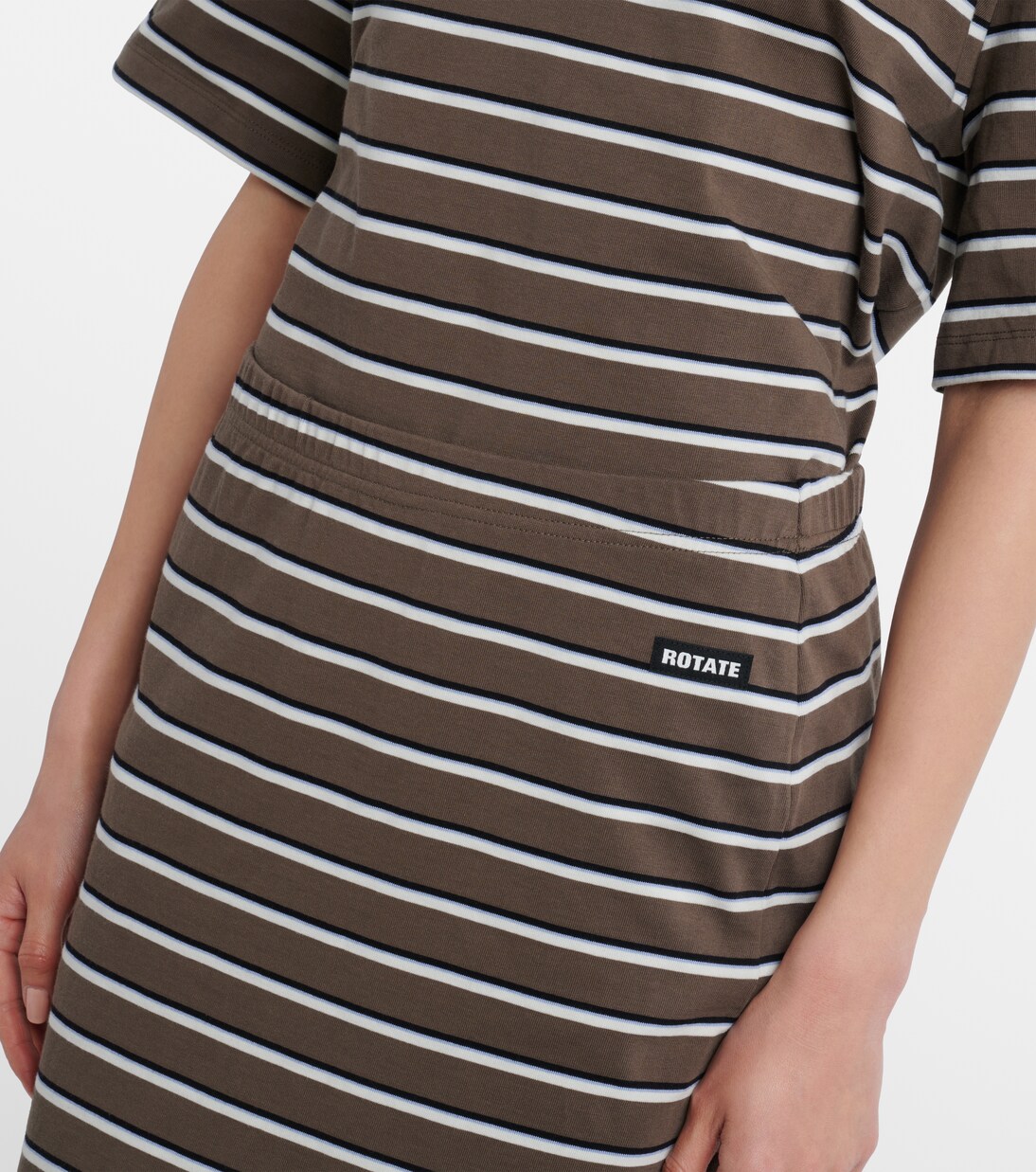 Falda tubo Sasseline de jersey de algodón | Rotate