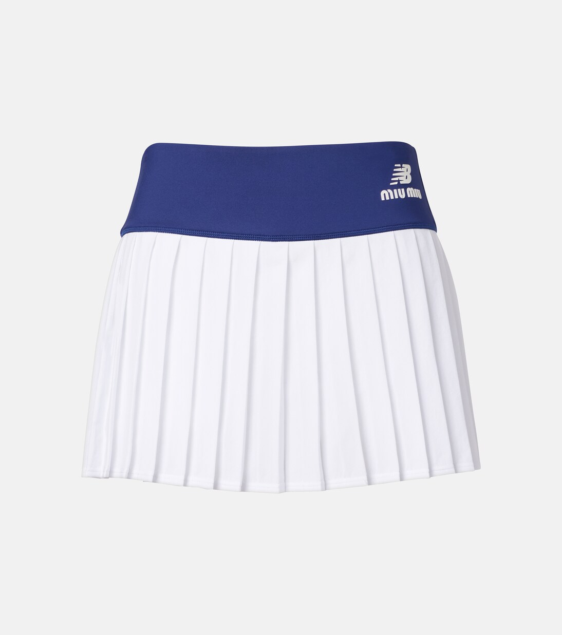 x New Balance pleated jersey miniskirt | Miu Miu