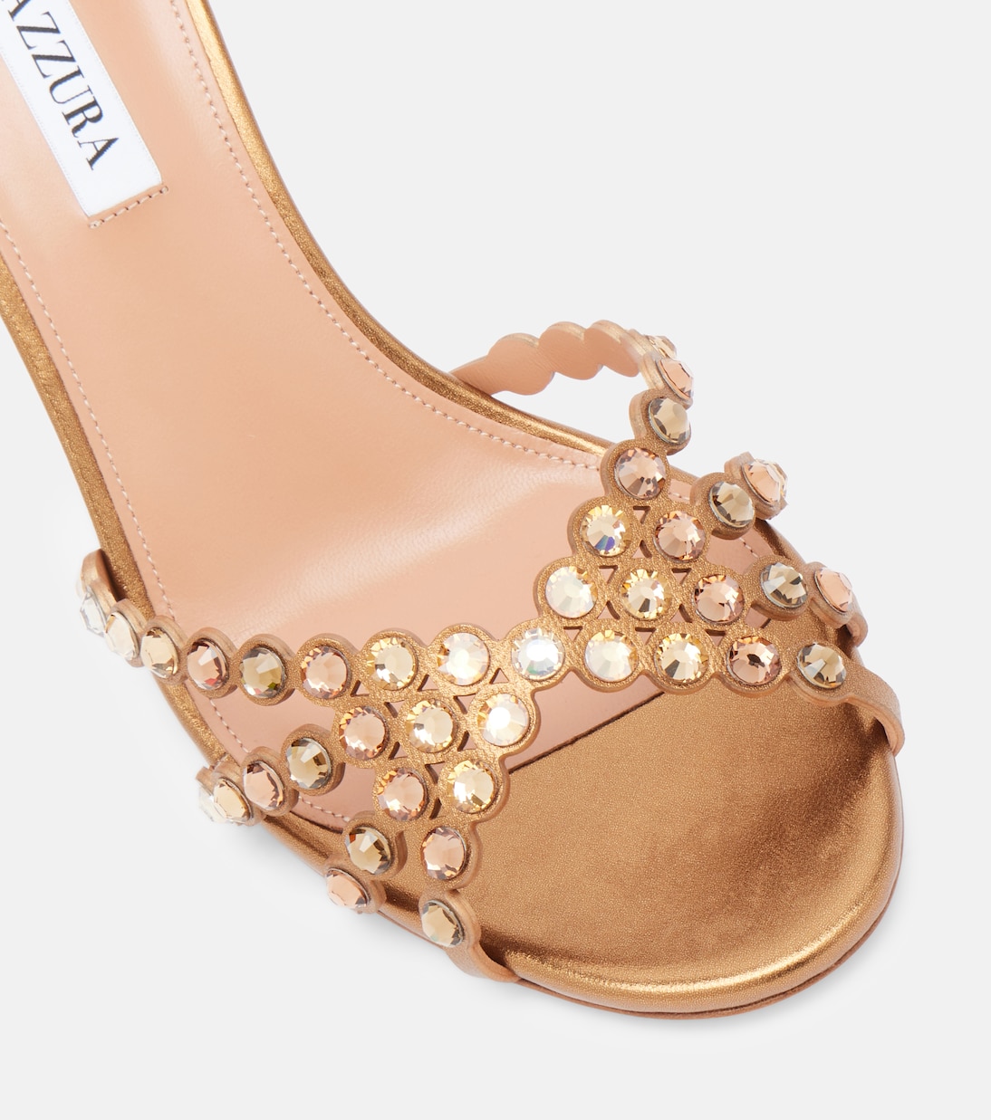 Tequila 85 embellished leather sandals | Aquazzura