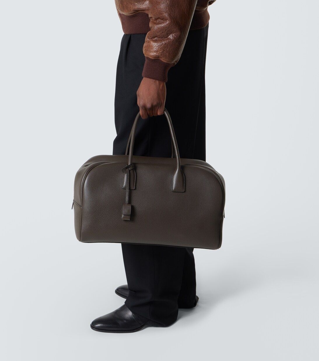 Bowling Small leather duffle bag | Saint Laurent