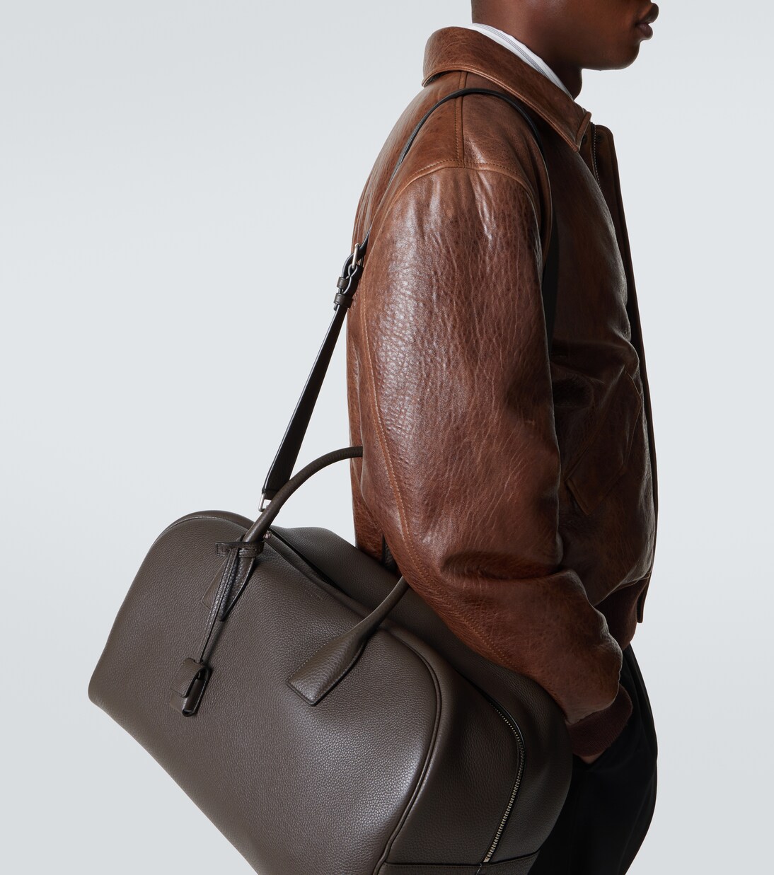 Bowling Small leather duffle bag | Saint Laurent
