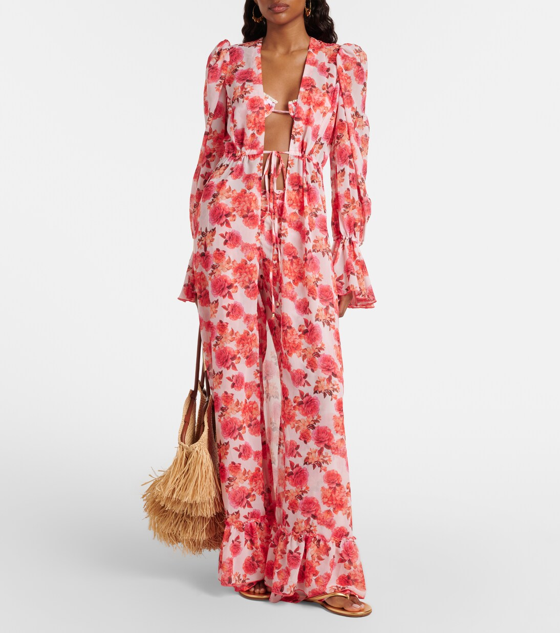 Vestido de playa Berta floral | Bananhot