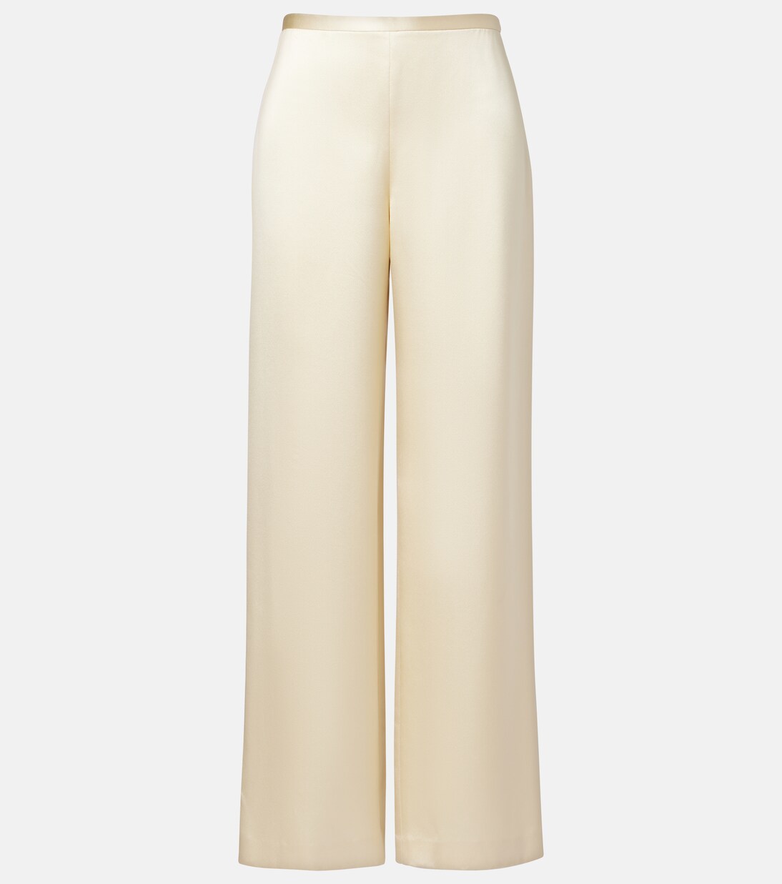 Silk satin straight pants | The Row