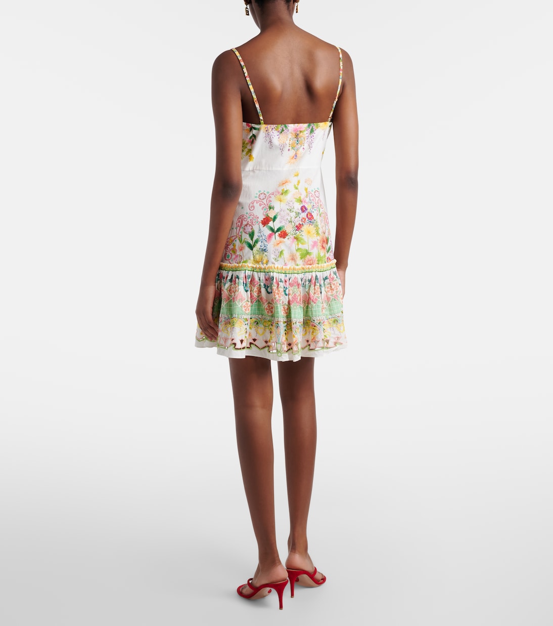 Bedrucktes Minikleid aus Baumwolle | Camilla