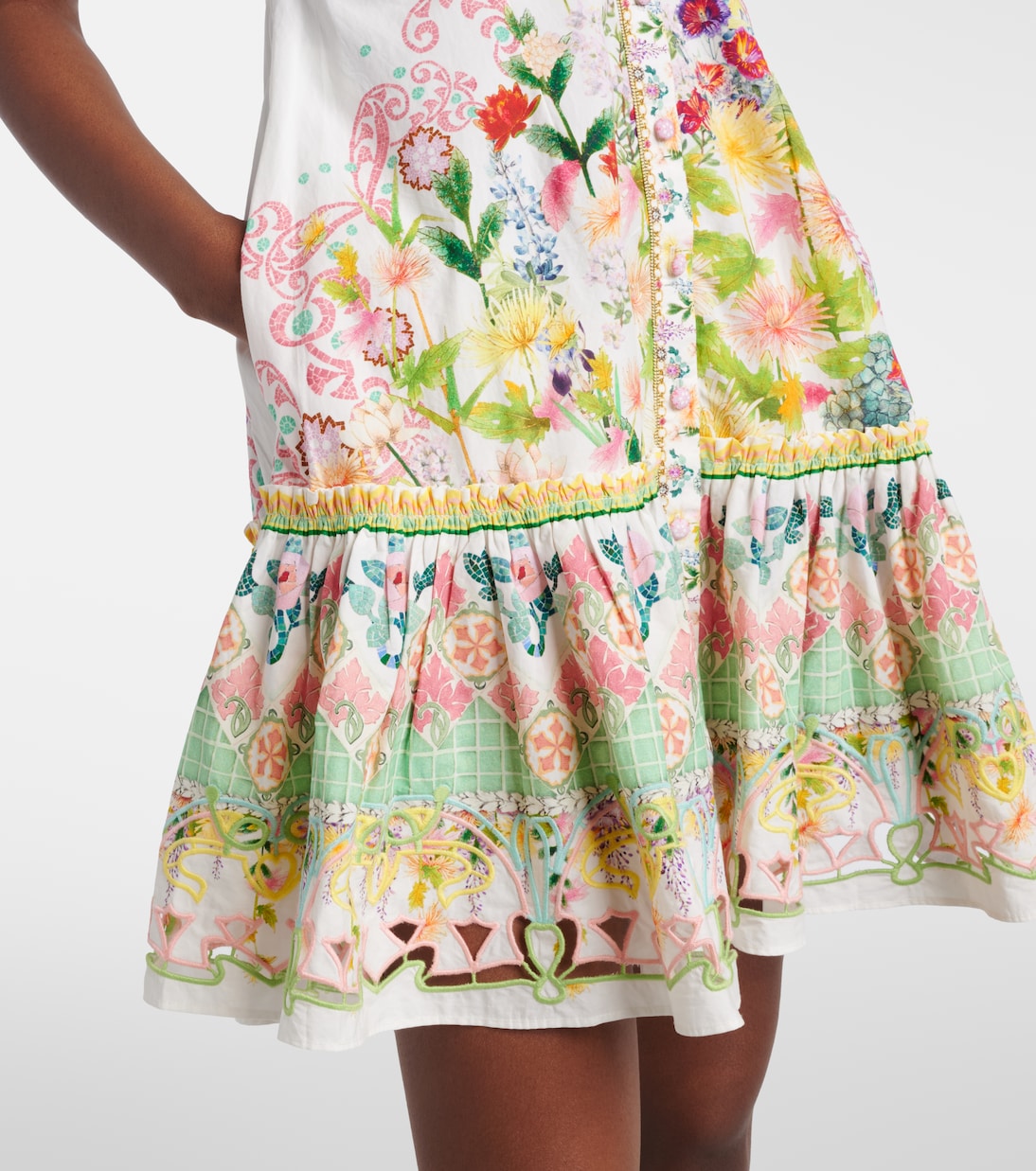 Bedrucktes Minikleid aus Baumwolle | Camilla